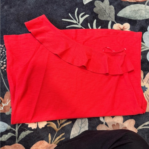 LOFT Dresses & Skirts - Loft One Shoulder Dress with Pockets